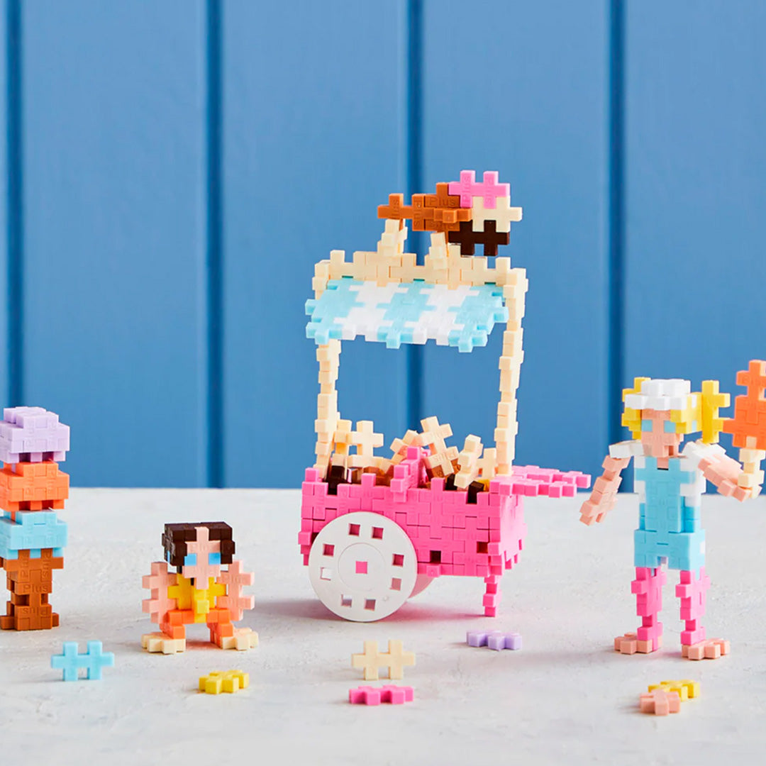 plus-plus bouwstenen learn to build - ice cream shop | PLUS004351 | 3