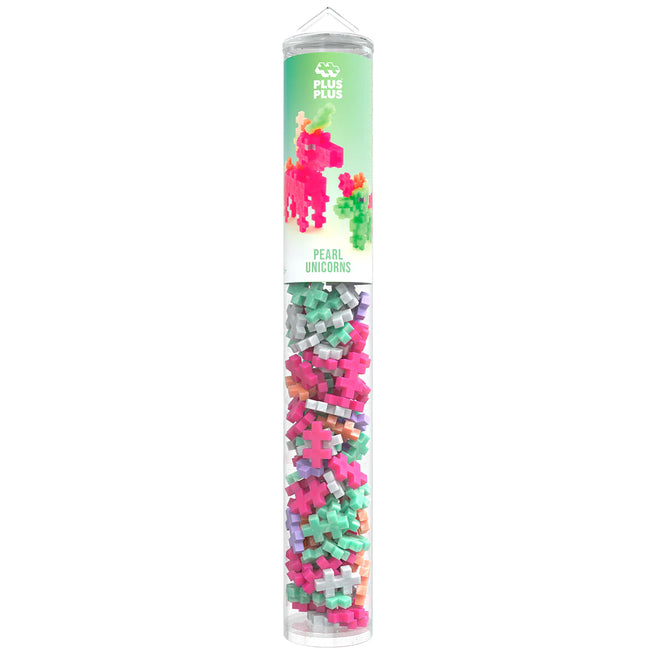 plus-plus bouwstenen pearl unicorns - 100st | PLUS004374 | 