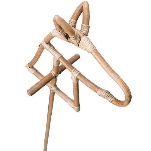 poppie toys rotan stokpaard   | PT1822 | 2