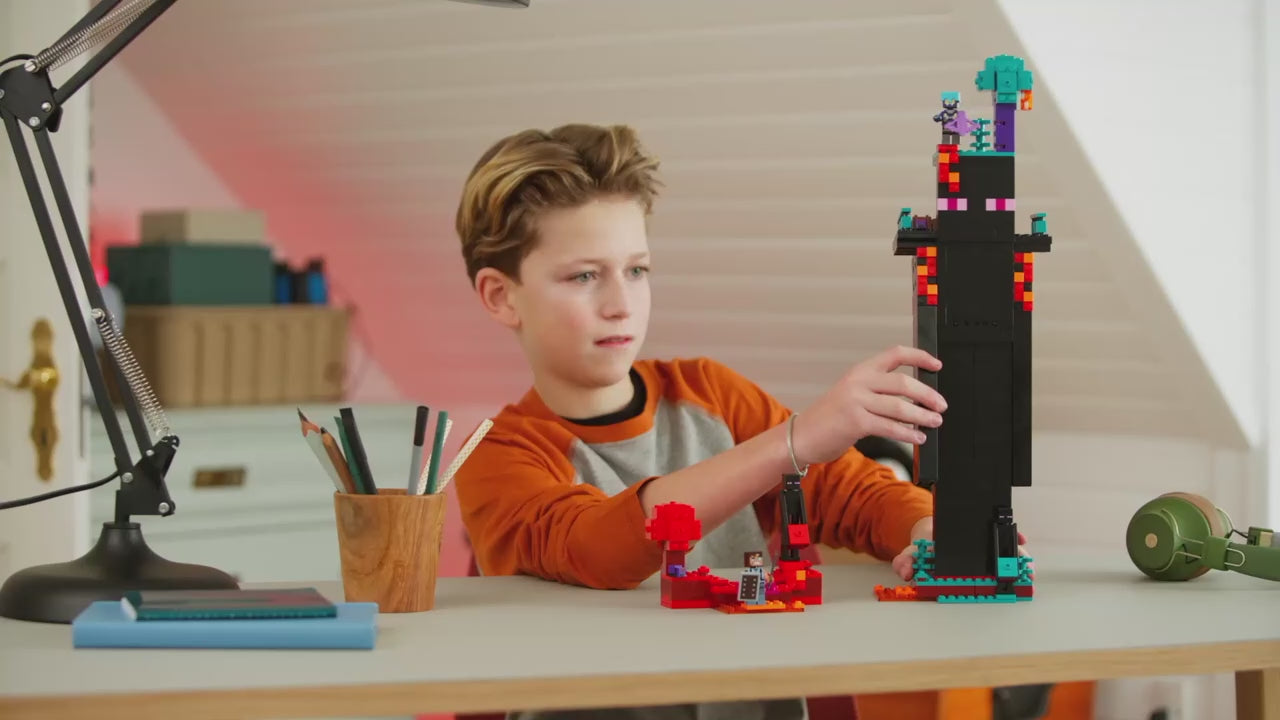 LEGO minecraft de enderman toren gaming
