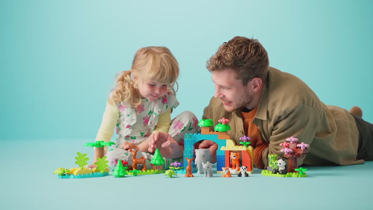 LEGO DUPLO stad 3-in-1 families van wilde dieren