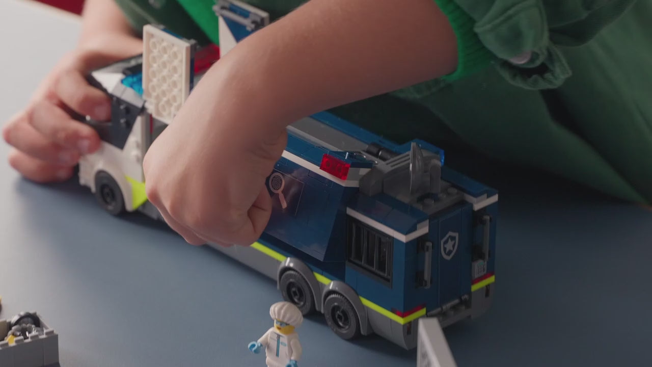 LEGO city politielaboratorium in truck