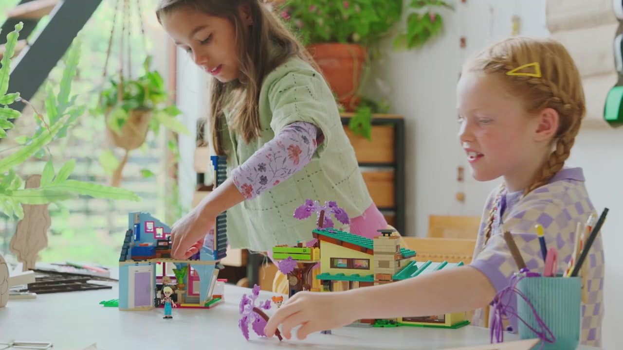 LEGO friends olly en paisley's huizen