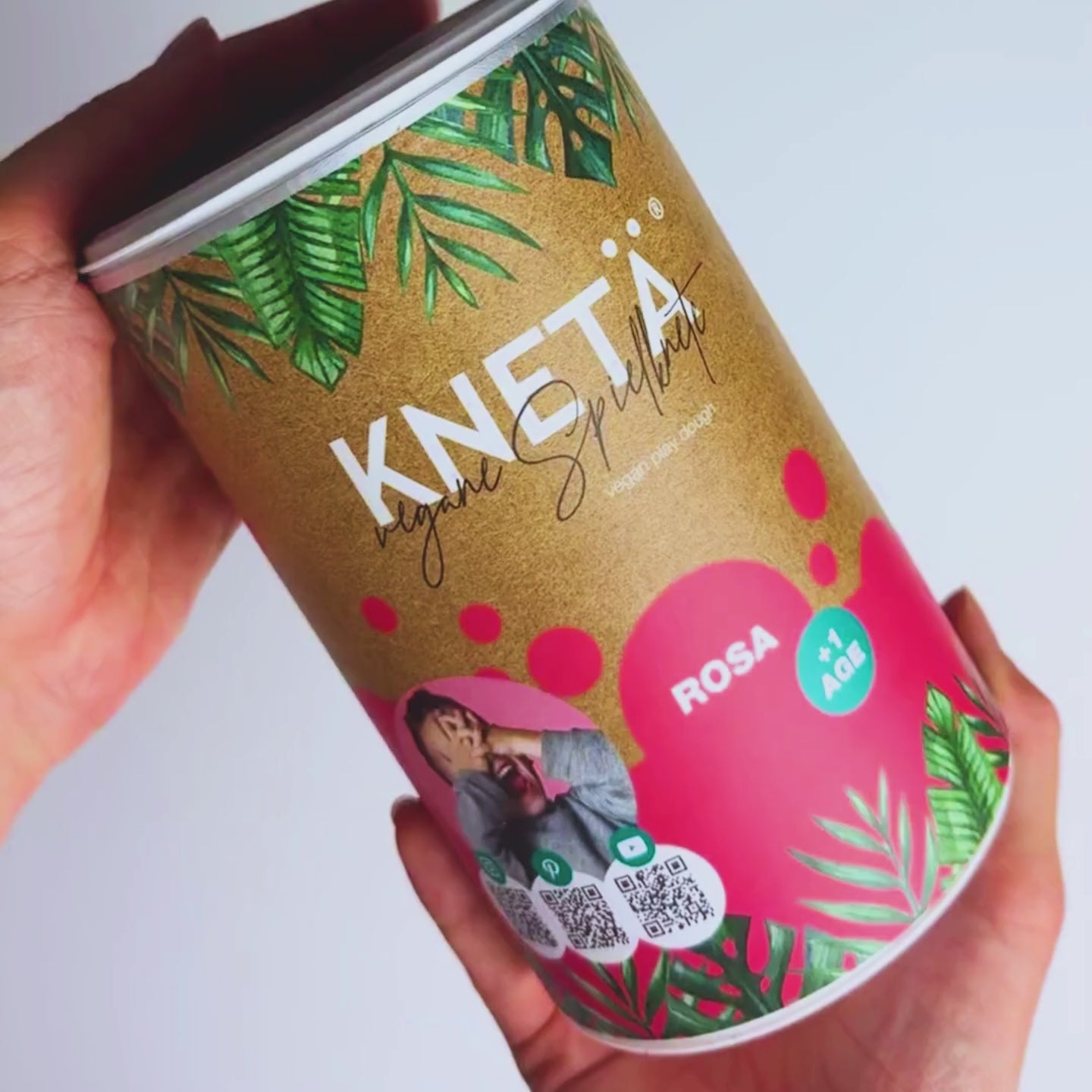 knetä speelklei - roze - 1 kg | 1967122 | video
