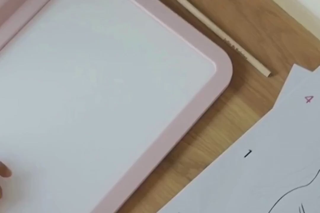 kidywolf kidydraw pro tweezijdig tekenbord - roze | video