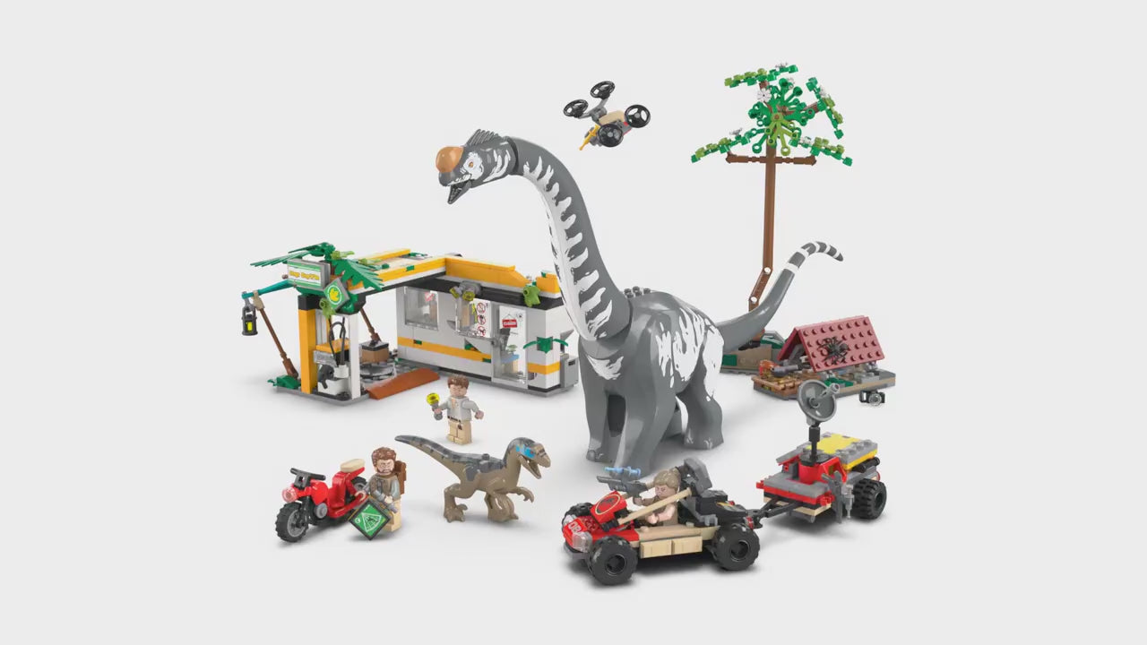 LEGO jurassic world raptor en titanosaurus opsporingsmissie
