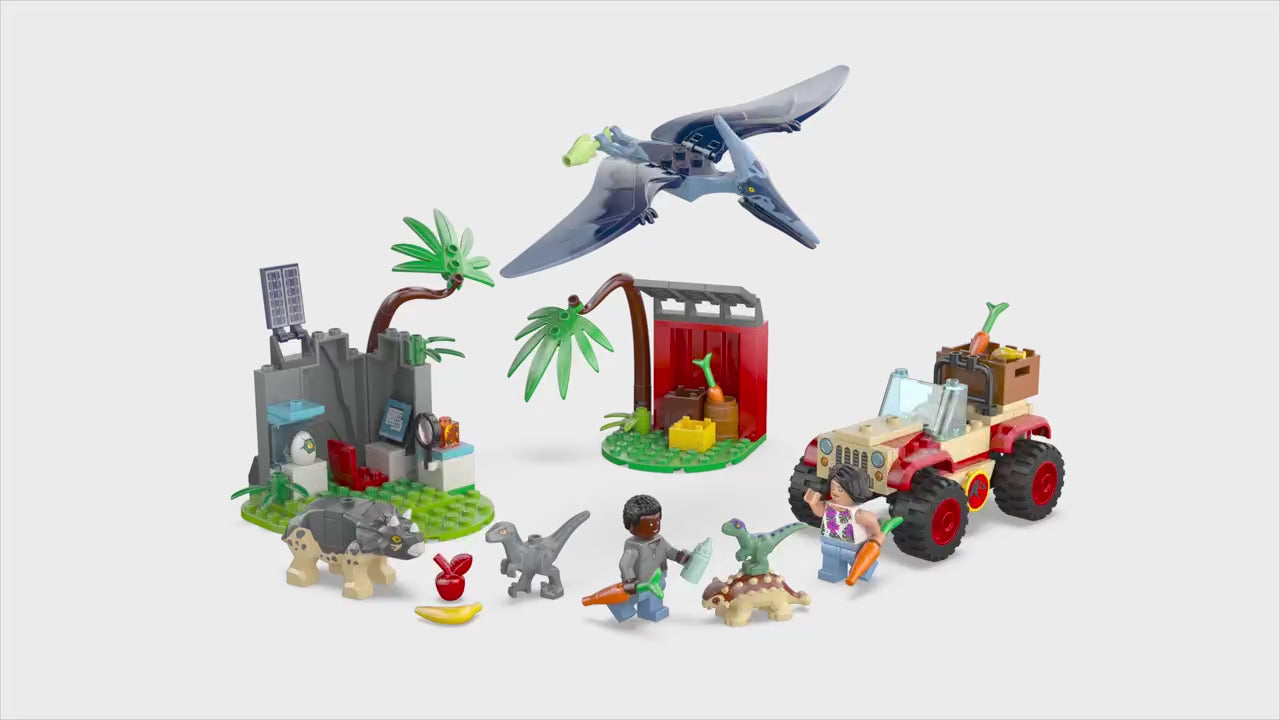 LEGO jurassic world reddingscentrum voor babydinosaurussen