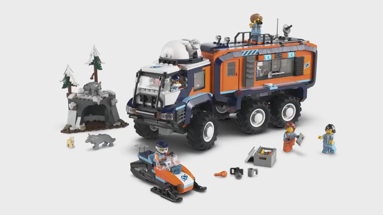 LEGO city laboratoriumtruck op de noordpool bouwset