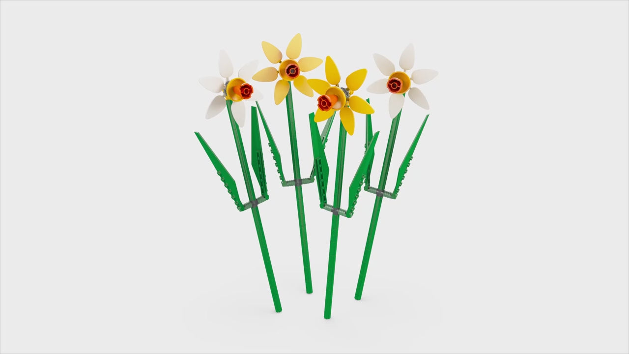 LEGO botanicals narcissen feestelijk cadeau