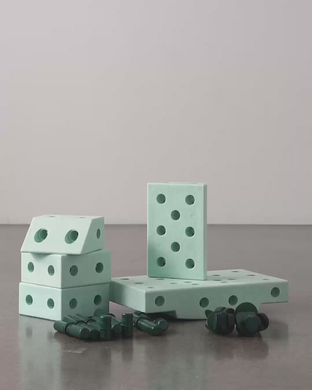 modu bouwset explorer - ocean mint - 20st | M-SET-EXP-OM-FG | video