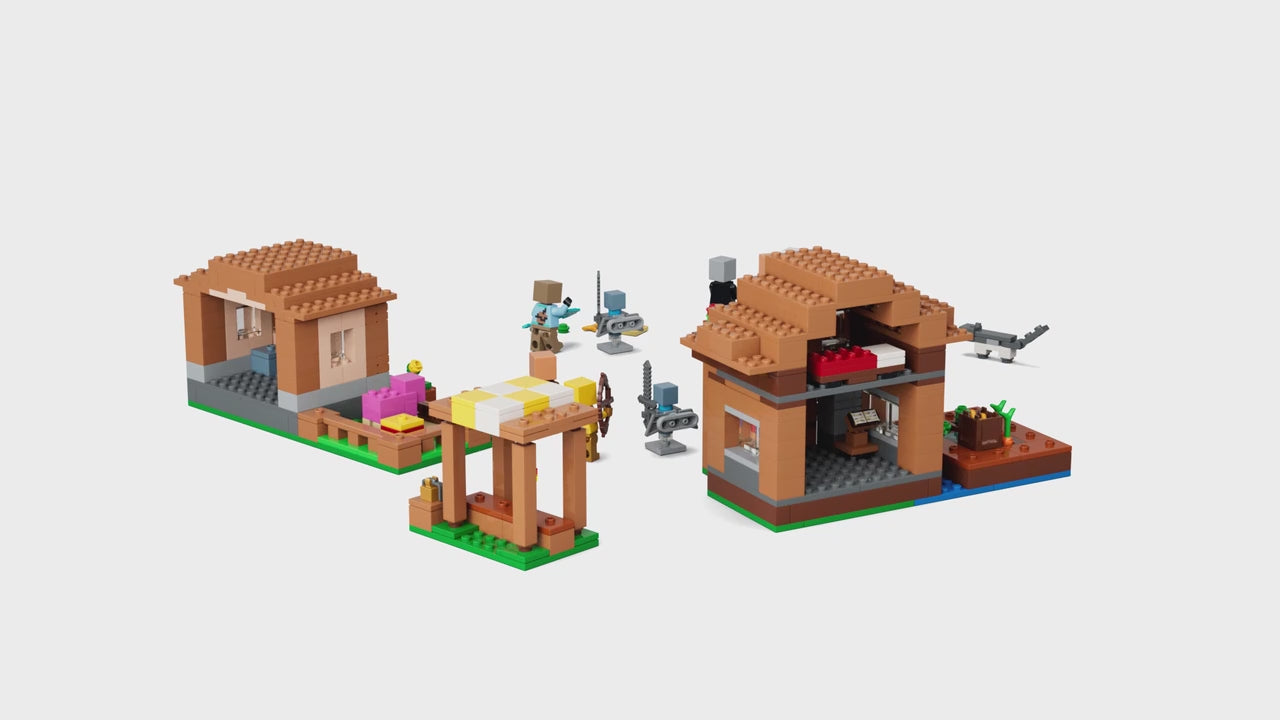lego minecraft oproeper dorpsaanval | 21596 | 6