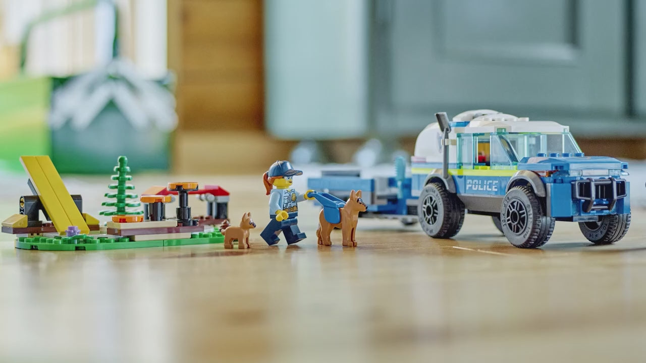 LEGO city mobiele training voor politiehonden  bouw- en speelset (197 onderdelen)