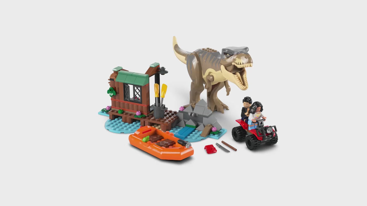 LEGO jurassic world t. rex rivierontsnapping bouwset