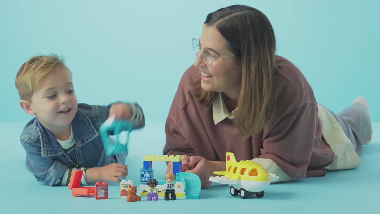 LEGO DUPLO stad voor het eerst op het vliegveld