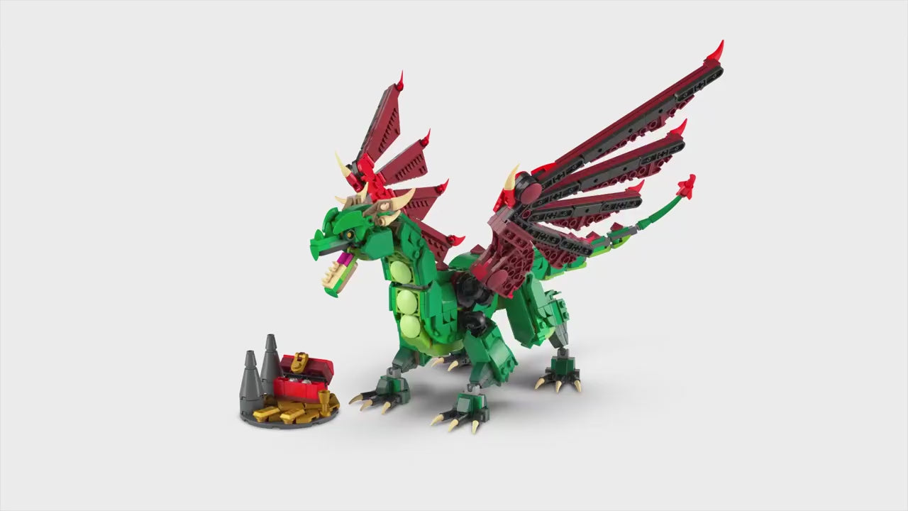 LEGO creator 3-in-1 middeleeuwse draak set