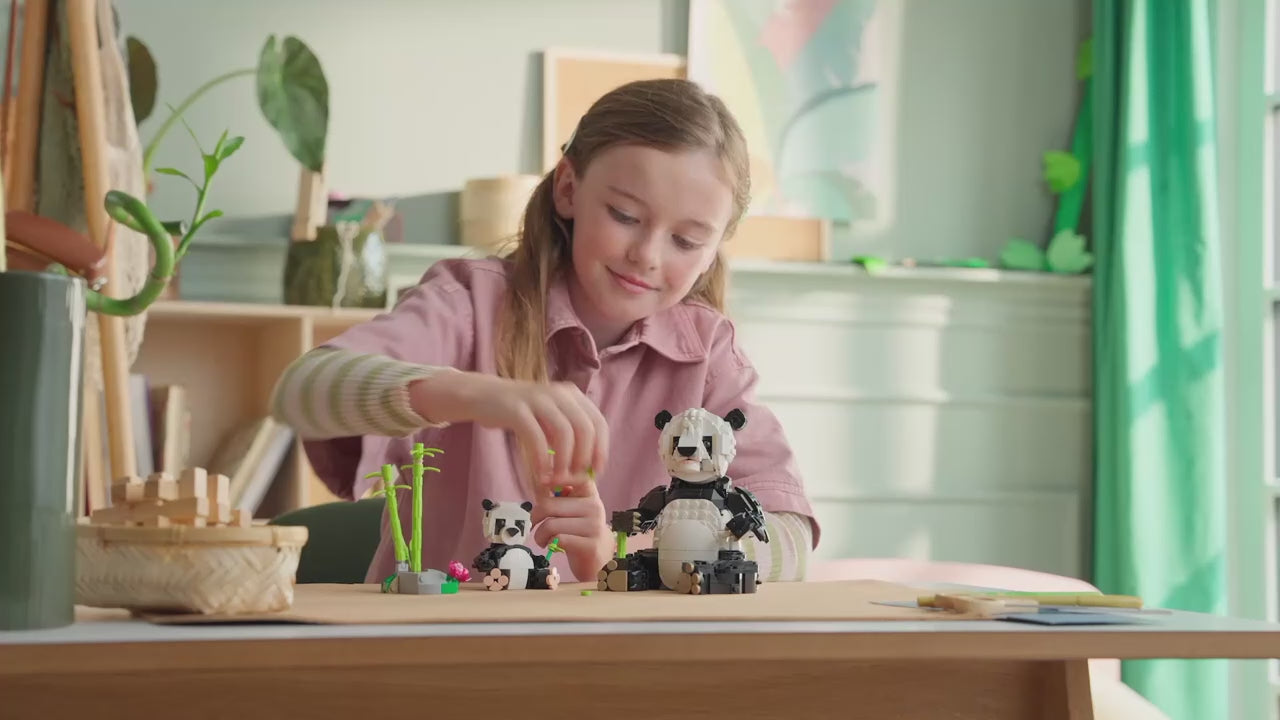 LEGO creator 3-in-1 wilde dieren pandafamilie speelset