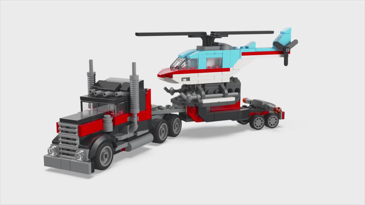 LEGO creator truck met helikopter