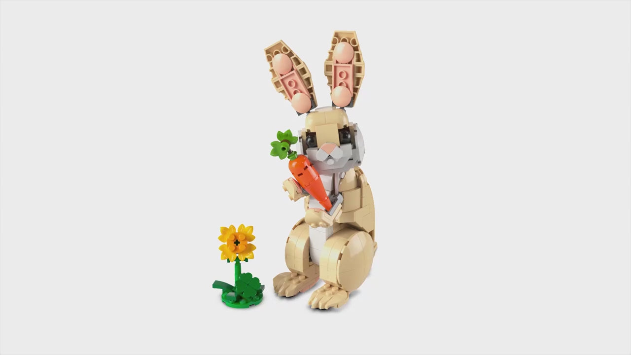 LEGO creator 3-in-1 lief konijn dierenspeelset