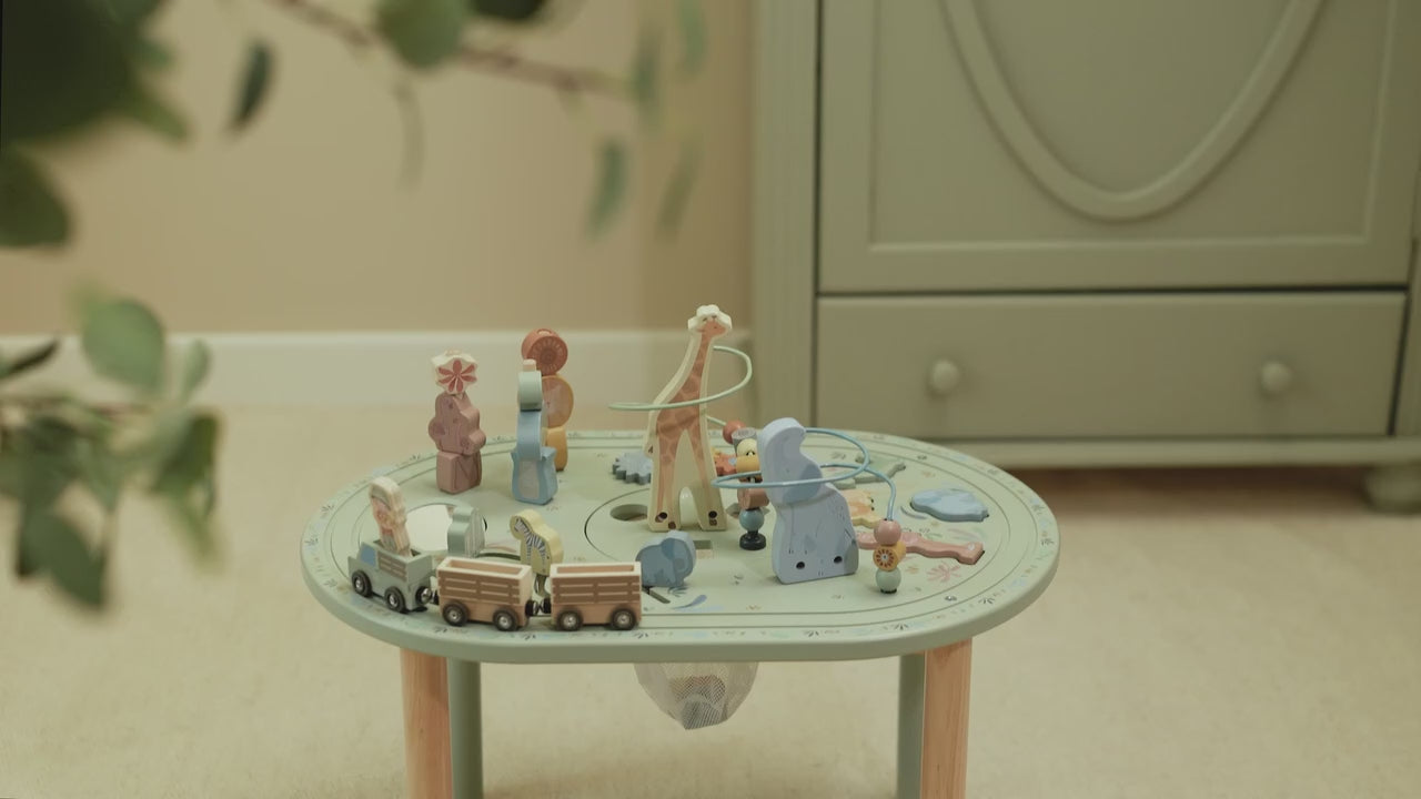 little dutch activiteitentafel XL safari friends | LD7441 |  video