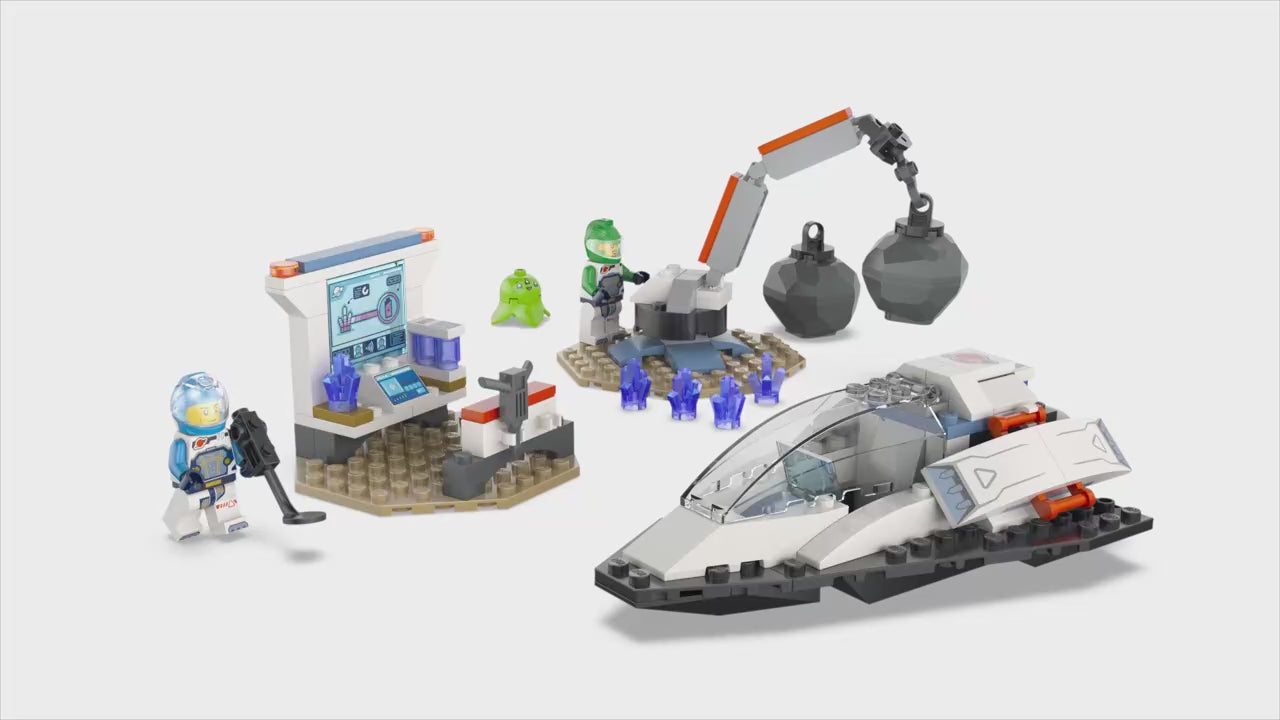 LEGO city ruimteschip en ontdekking van asteroïde set