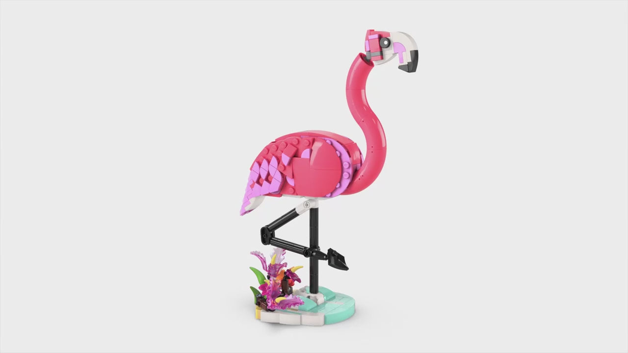 LEGO creator 3-in-1 wilde dieren roze flamingo set