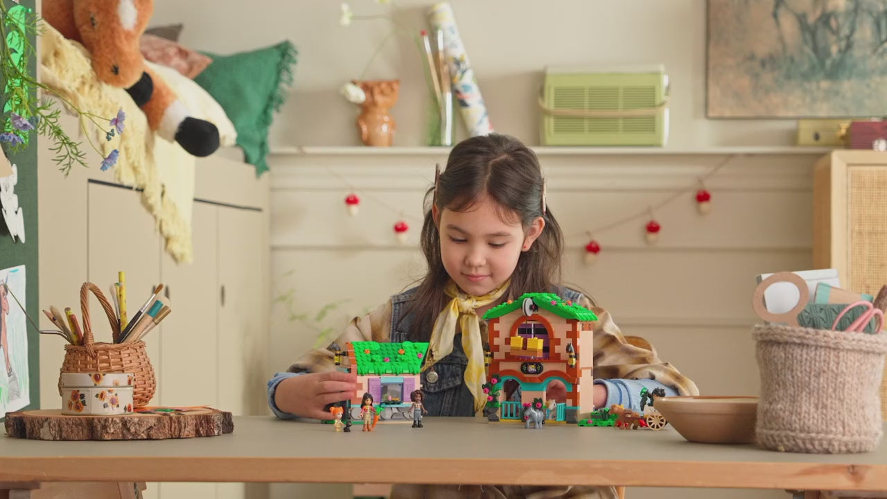 LEGO friends ponyboerderij en stal bouwset