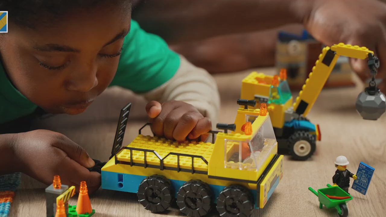 LEGO city kiepwagen bouwtruck en sloopkraan  (235 onderdelen)