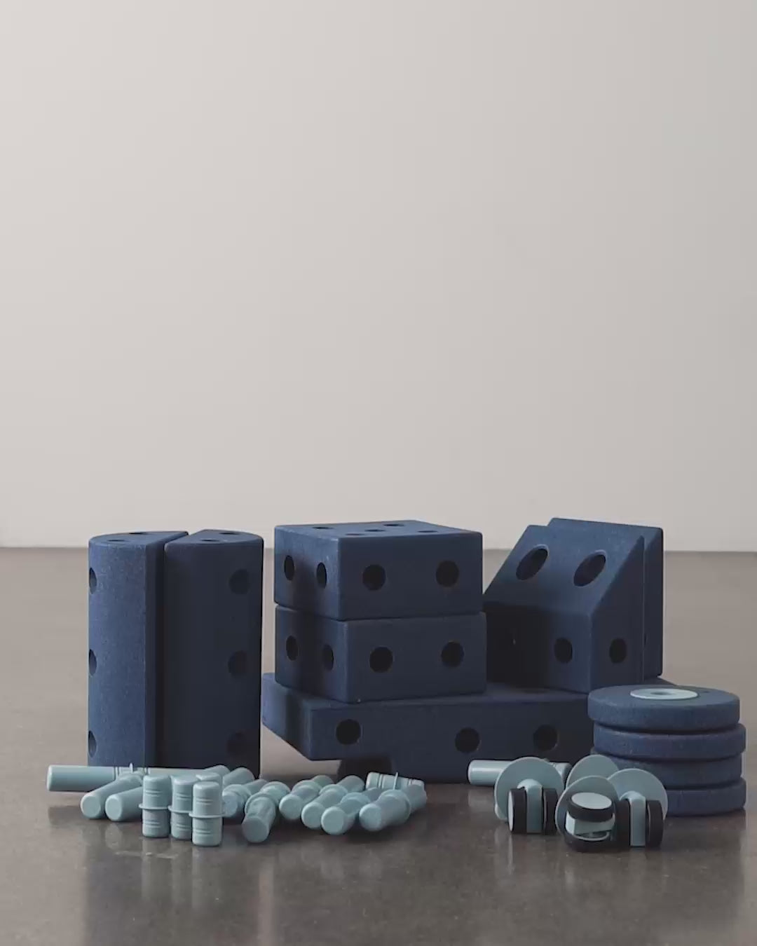 modu bouwset dreamer - deep blue - 34st | M-SET-DRE-DB-SB | video