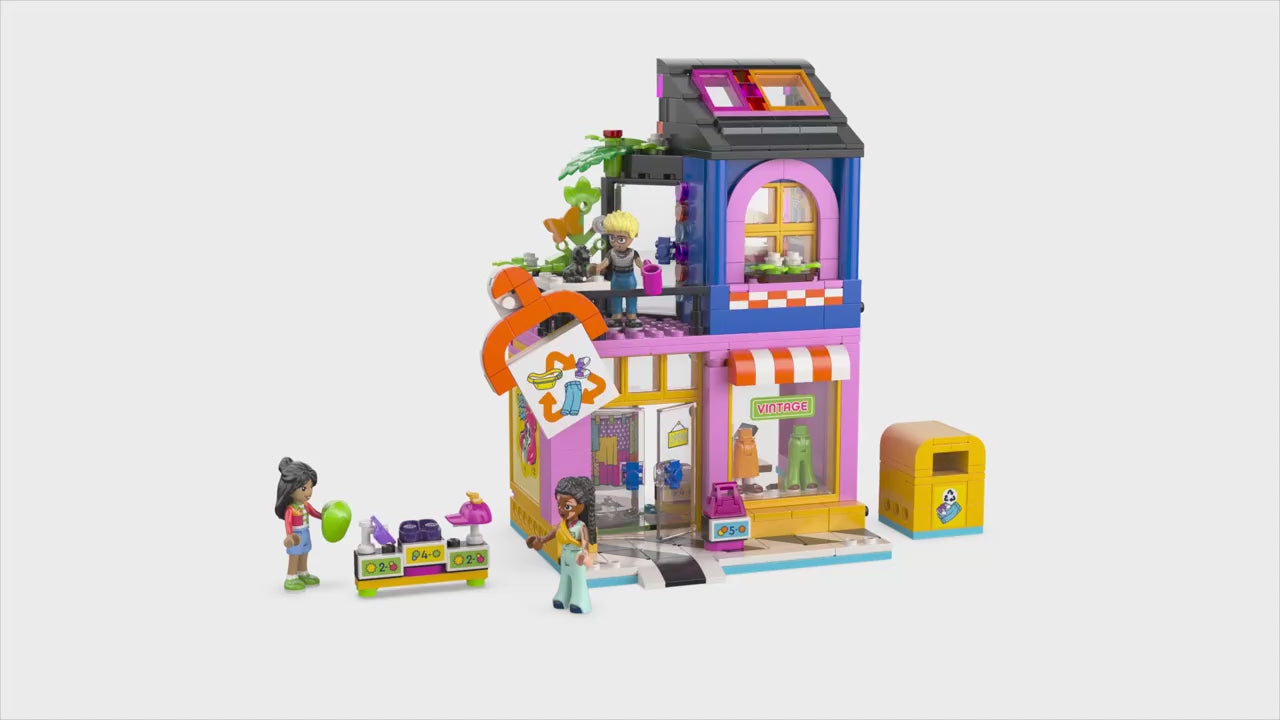 LEGO vintage kledingwinkel winkel