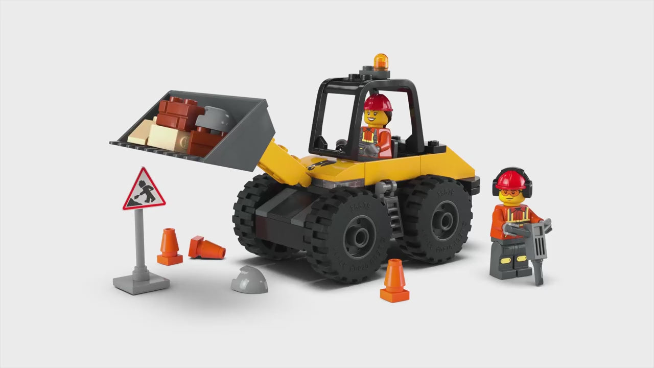 LEGO city gele wiellader bouwbare voertuigset