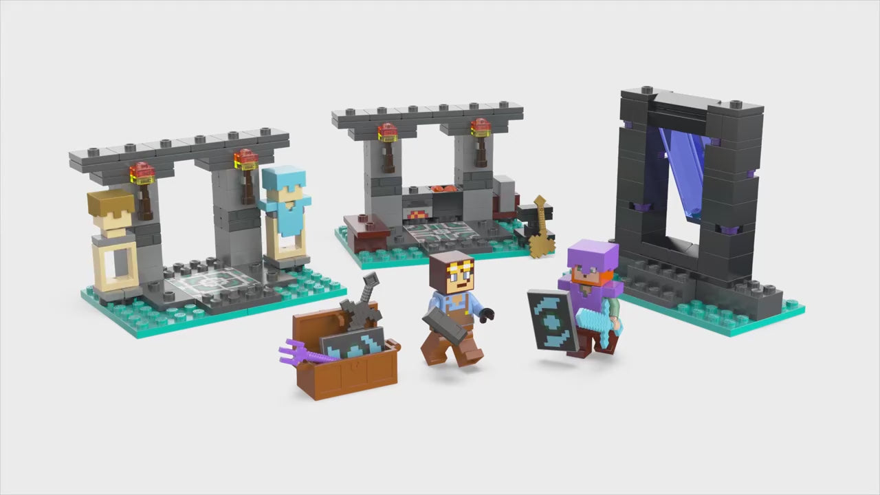 LEGO minecraft de wapensmederij bouwavontuur