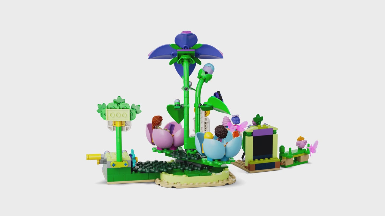 lego friends draaiende theekopjesattractie met bloementhema | 42702 | 6