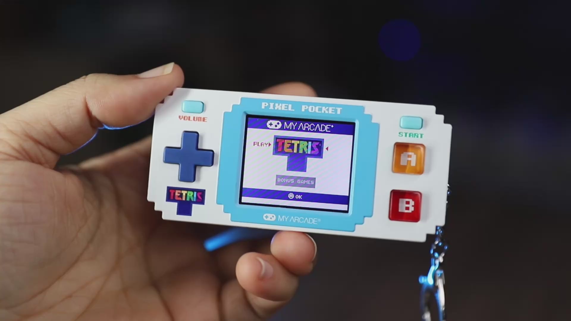 my arcade pocket spelcomputer pixel - tetris | DGUNL-7083 |  VIDEO