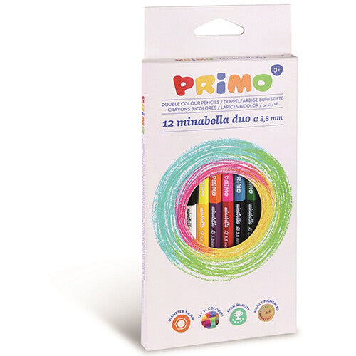 primo minabella dubbele kleurpotloden - 12st | 245008178 | 1