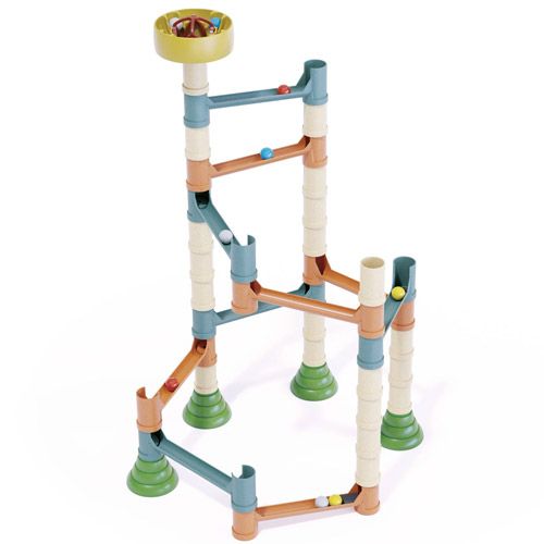 quercetti playbio bouwset knikkerbaan - 45st  | QT86535 US | 2