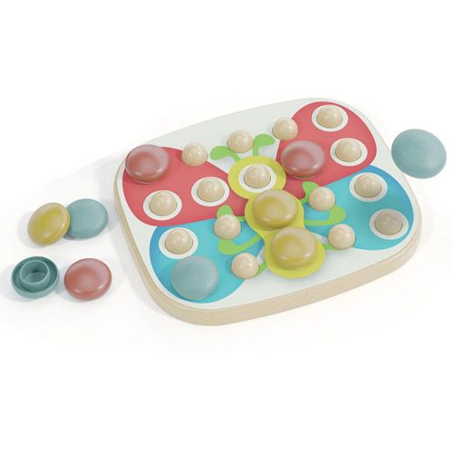 quercetti playbio mozaïekpuzzel fantacolor baby - 22st  | QT84405 | 0