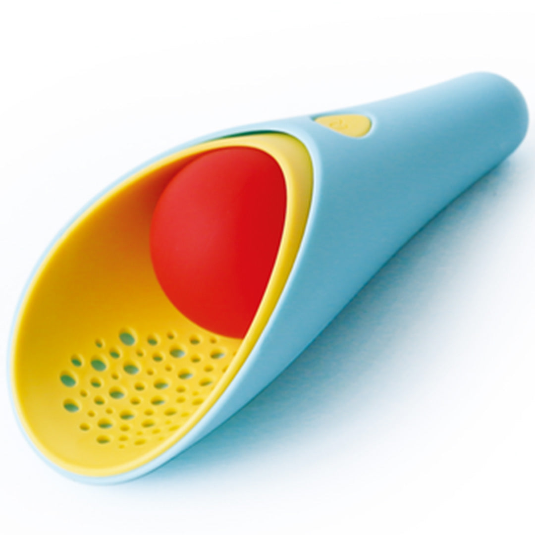 quut schep met zeef en bal cuppi 3-in-1 - banana blue | QU172970 | 0