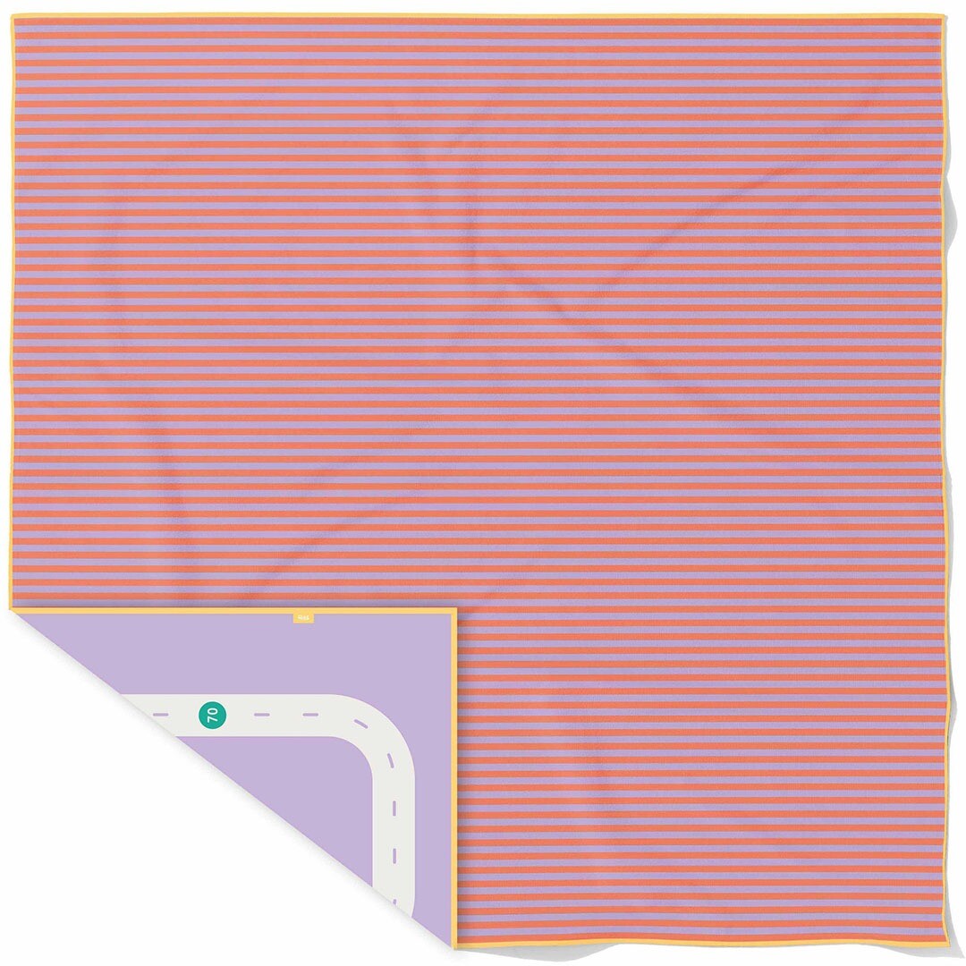 quut speelhanddoek - road lavender - 180x180 cm | 174721 | 3