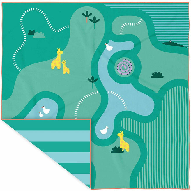 quut speelhanddoek - safari - 180x180 cm | 174943 | 0