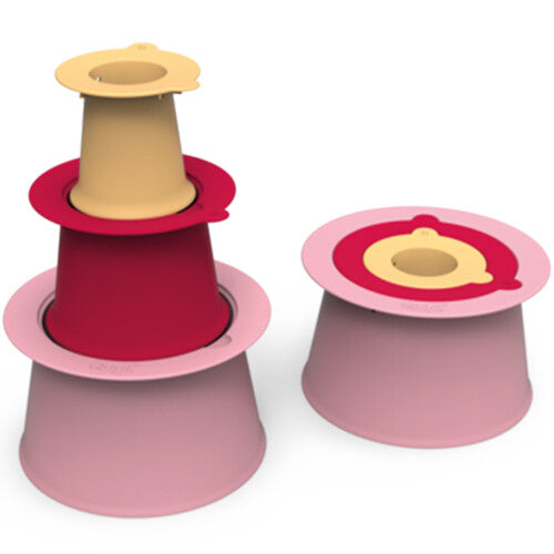 quut zandstapeltoren alto - roze-rood-geel | QU172857 | 0