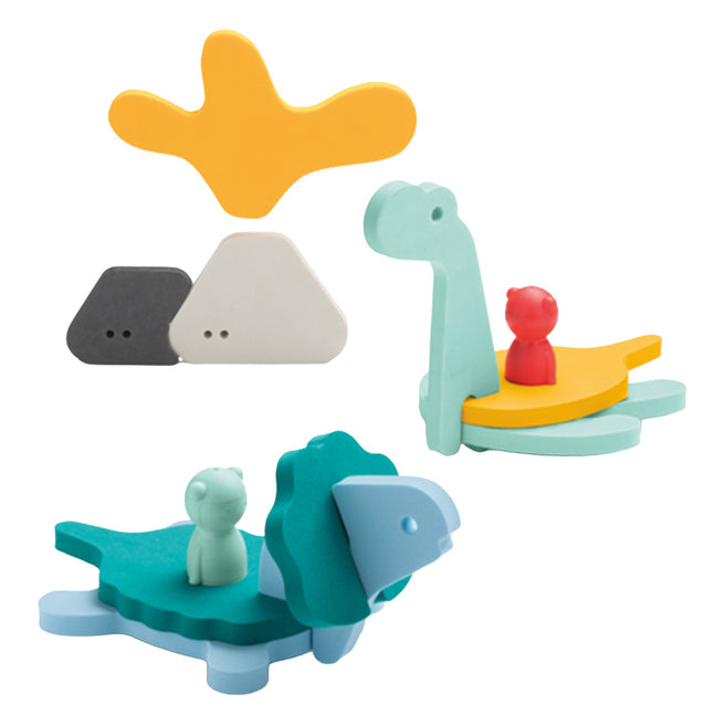 quut badpuzzel dino wereld - 12-delig | QA172734 | 0