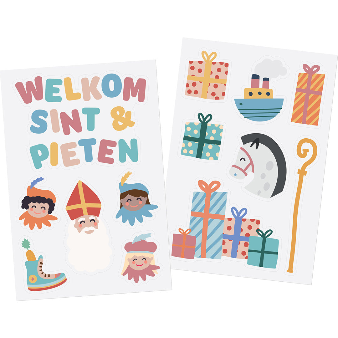 raamstickers welkom sint en pieten   | 65715 | 0