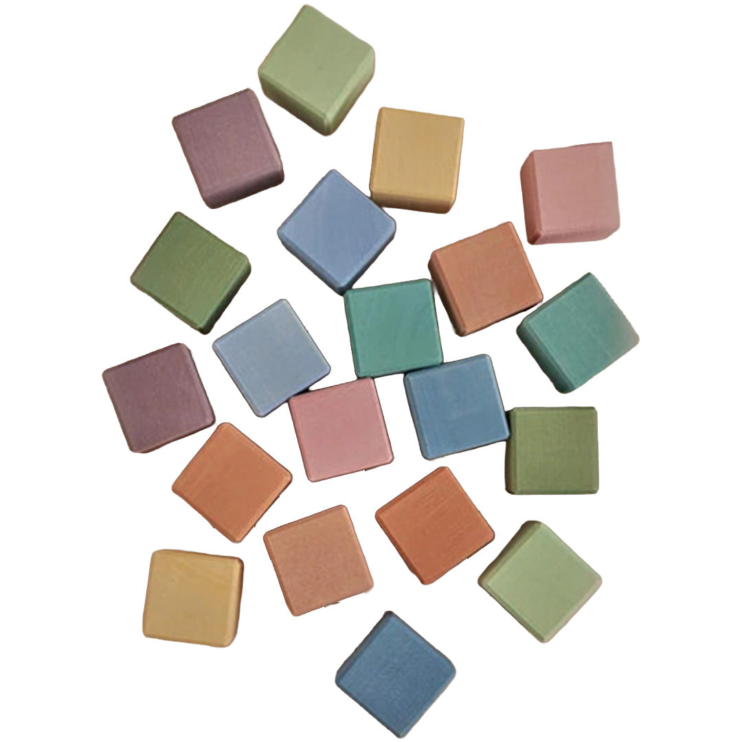 raduga grëz vierkante blokken - earth pastel - 20st | RG01001 | 2