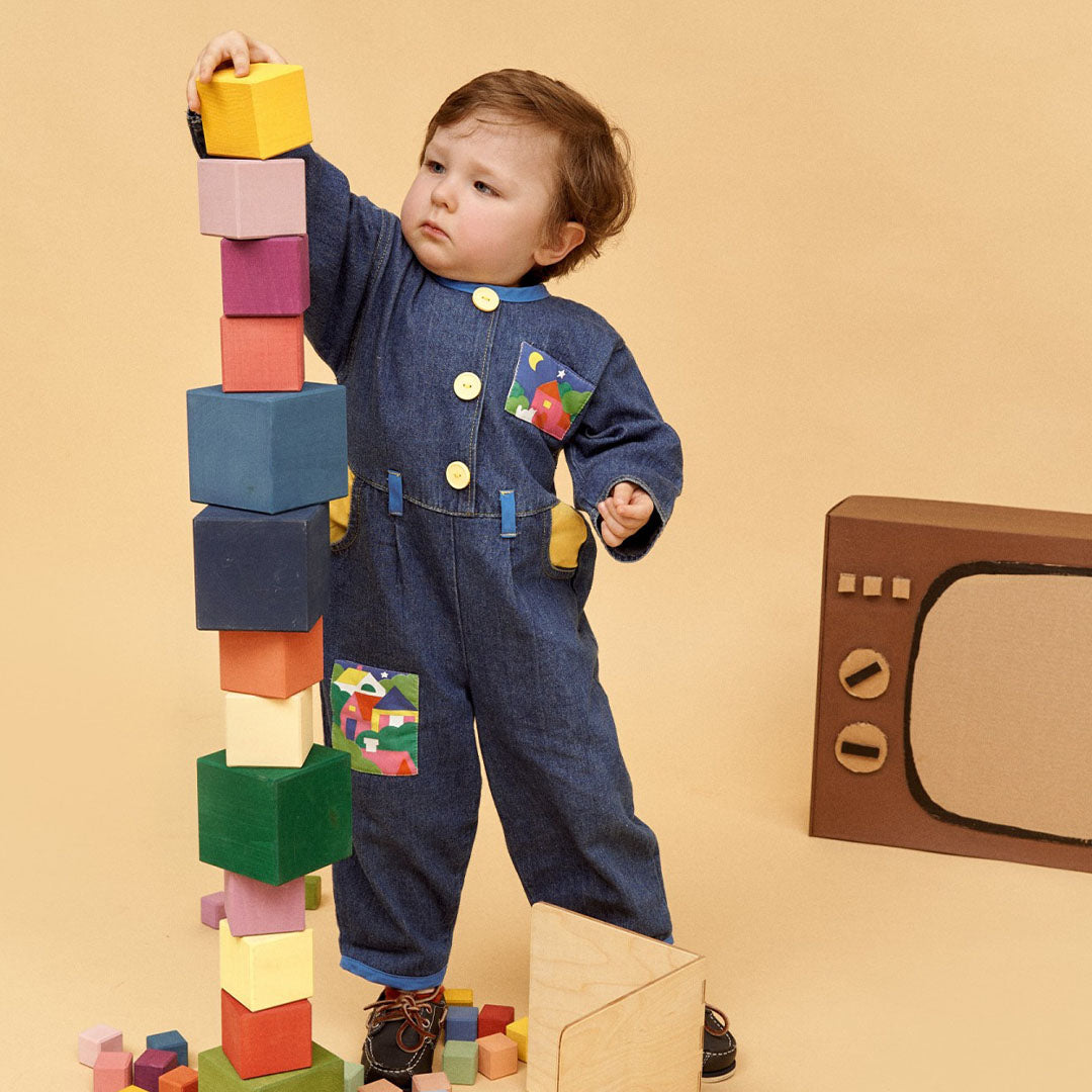 raduga grëz bouwblokken big triple colorful - 49st | RG01024 | 2