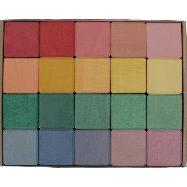 raduga grëz bouwblokken rainbow - 20st | RG01025 | 