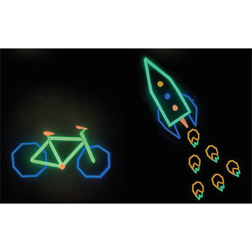 rainette glow in the dark tape - roze  | phospho-ros | 4