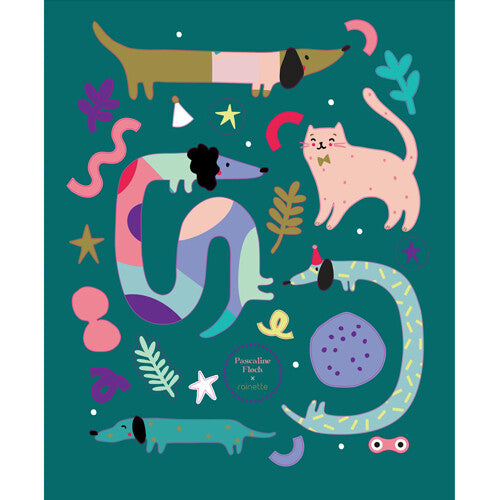 rainette reflecterende stickers - dieren  | STI-ANIM | 1