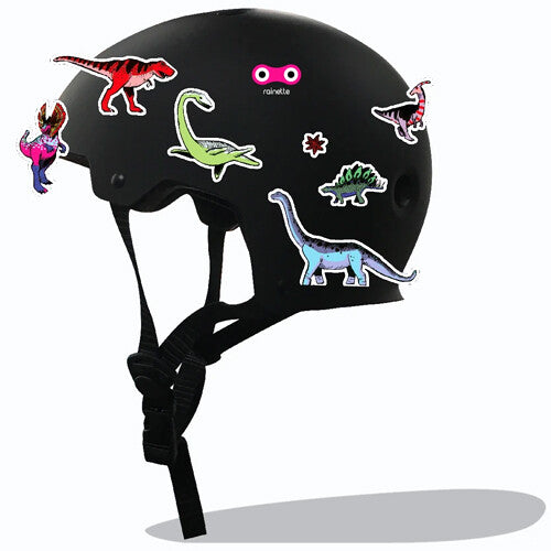 rainette reflecterende stickers - dinosaurussen  | STI-DIN-NOI | 2