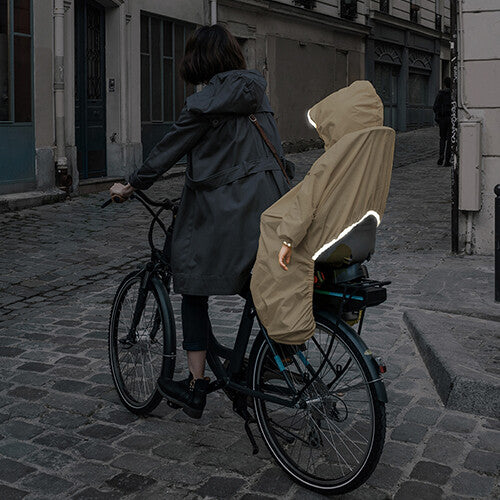 rainette regenjas voor in het fietsstoeltje - beige  | IMP-BEI | 1
