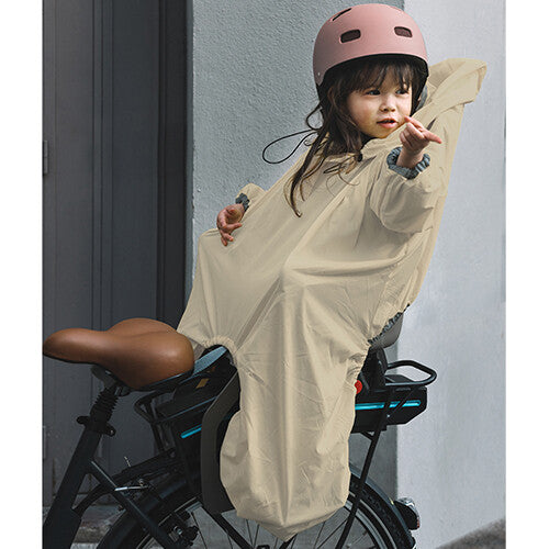 rainette regenjas voor in het fietsstoeltje - beige  | IMP-BEI | 3
